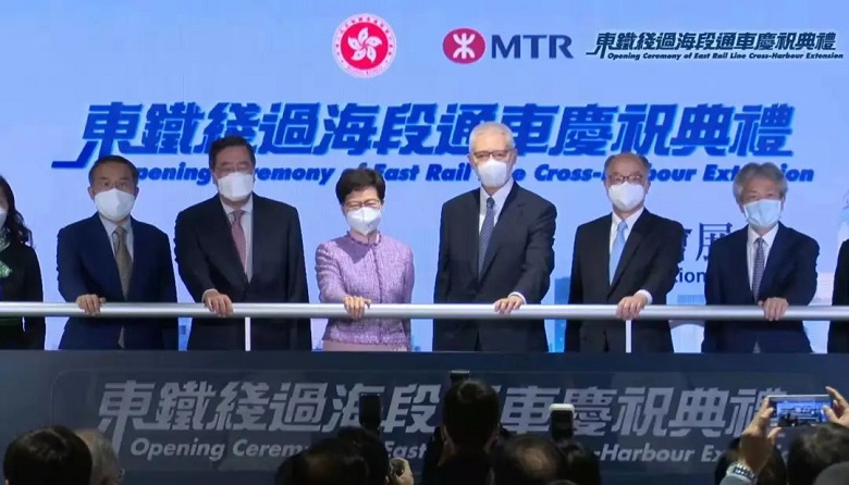 采用方大軌道交通屏蔽門(mén)系統(tǒng)的香港東鐵線過(guò)海段正式開(kāi)通